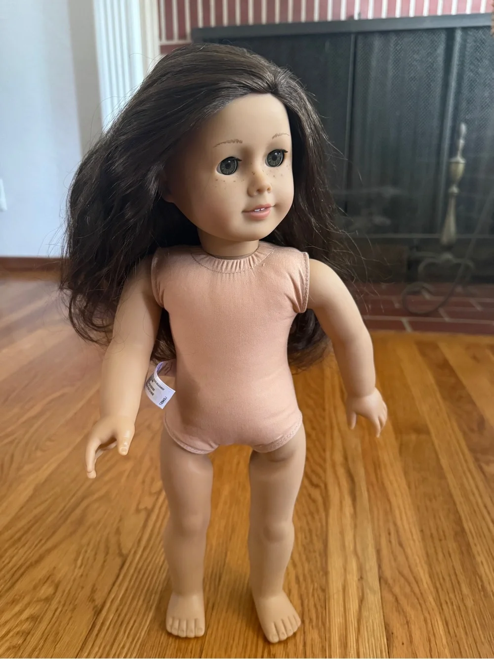 American Girl doll JLY with freckles